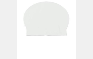Bonnet Bain Blanc Uni (disponible toute l'année)