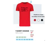 T-Shirt personnalisable Enfant et Homme (sur commande)