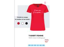 T-Shirt Femme personnalisable (sur commande)